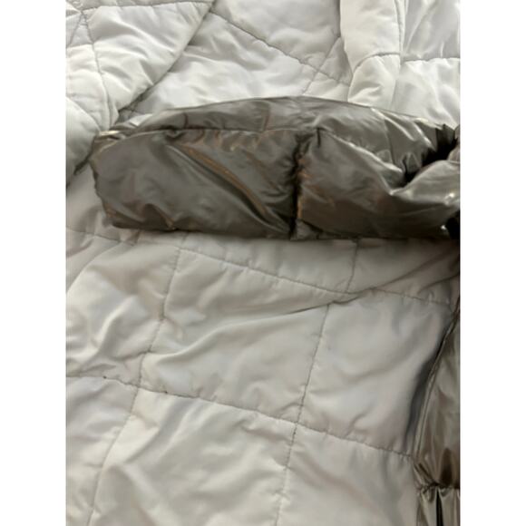 Moncler Silver Puffer Jacket - Picture 10 of 14